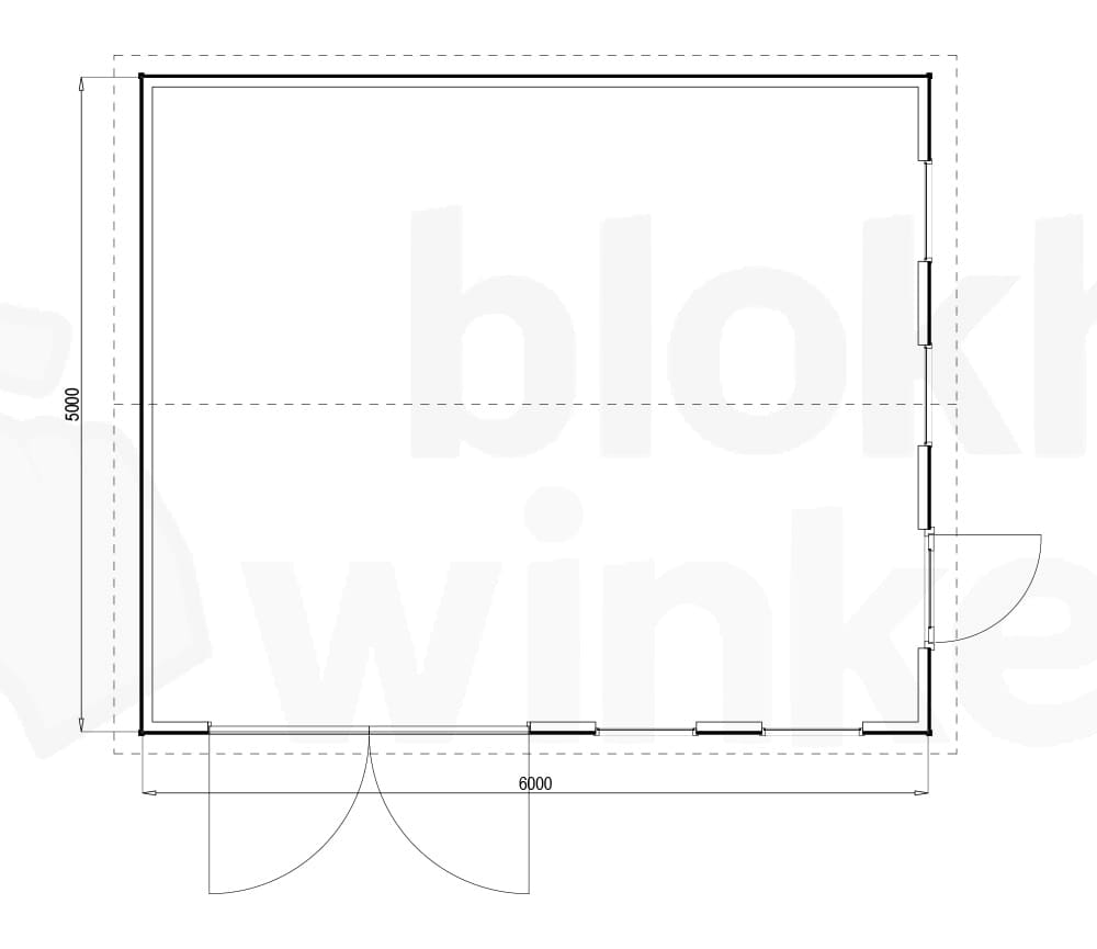Plattegrond Berkeley 600x500