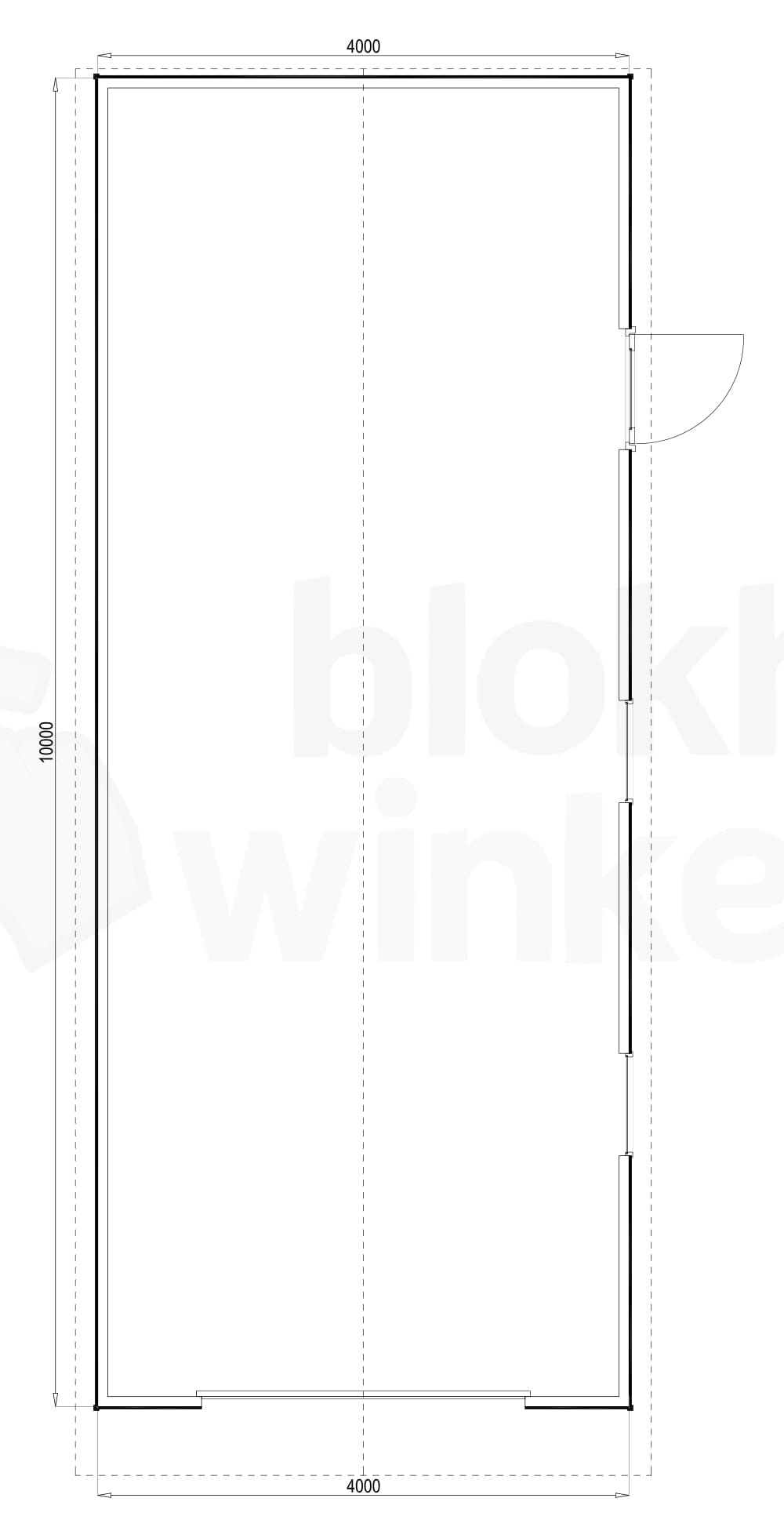 Plattegrond Birmingham 400x1000