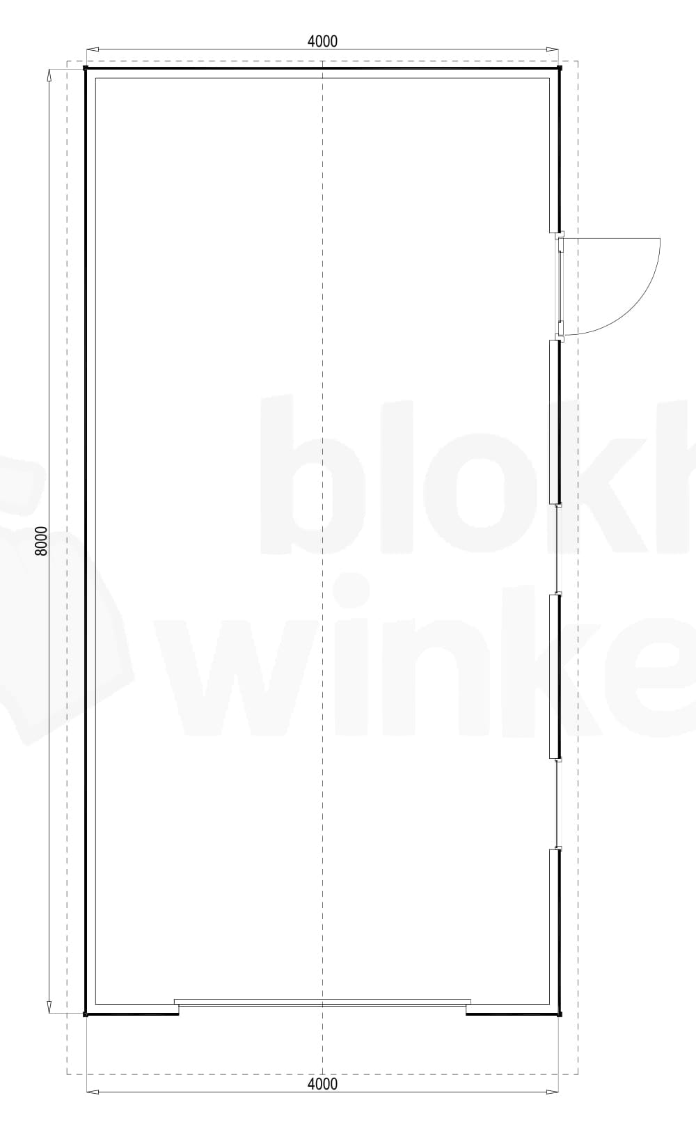 Plattegrond Birmingham 400x800