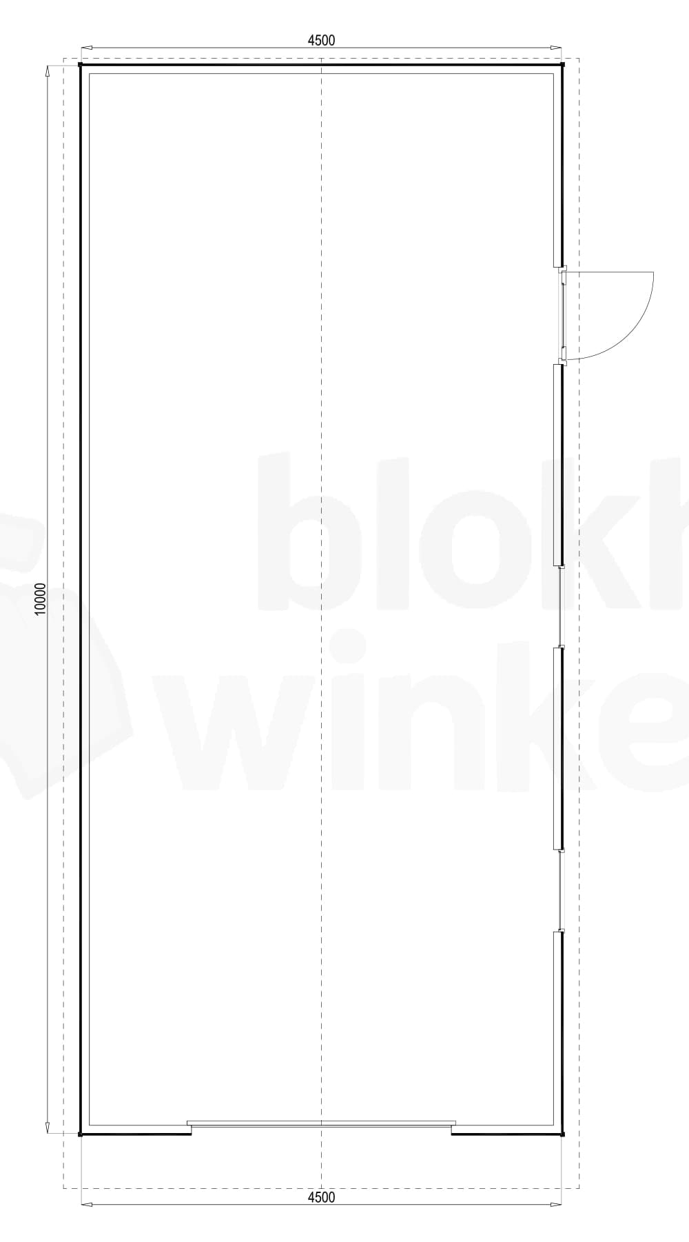 Plattegrond Birmingham 450x1000