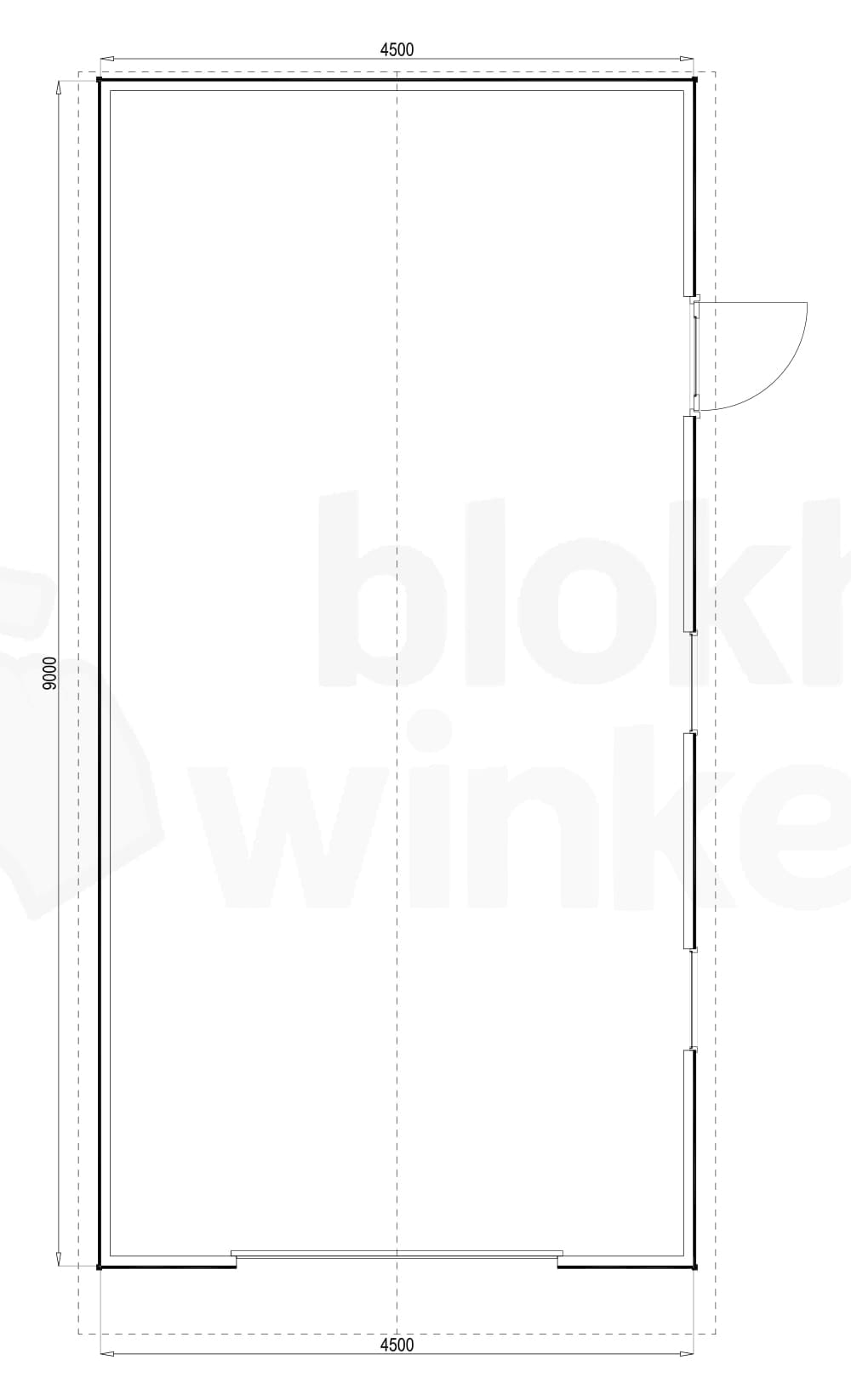 Plattegrond Birmingham 450x900