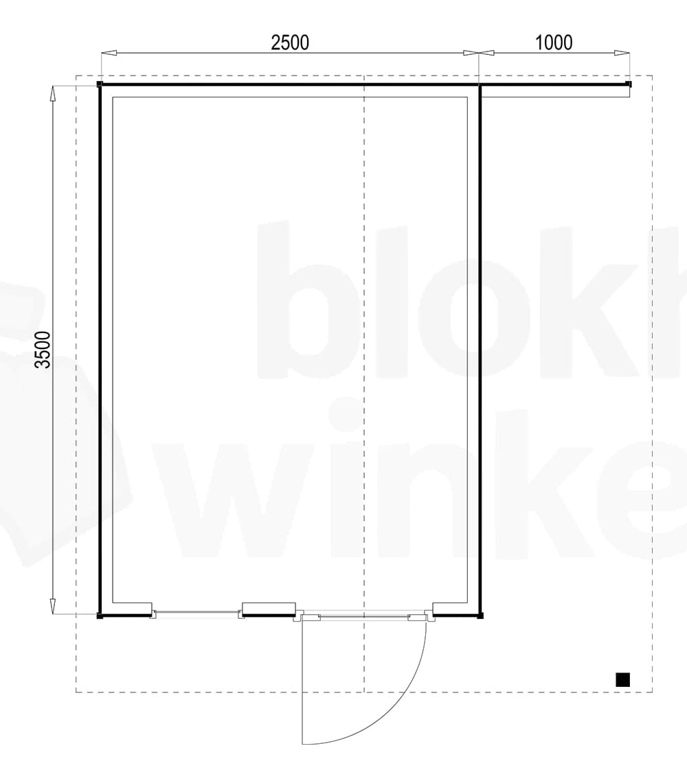 Plattegrond Bridgeport 250x350