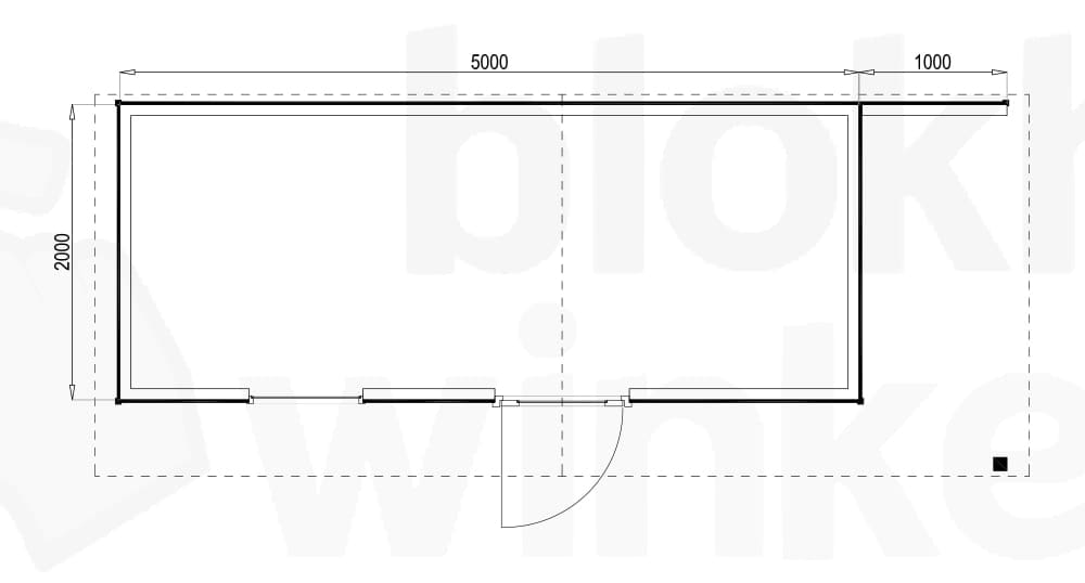 Plattegrond Bridgeport 500x200