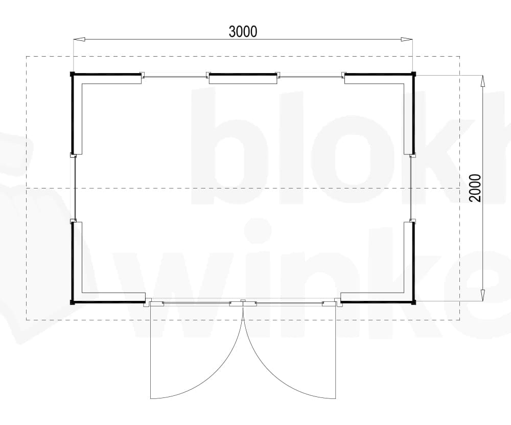 Plattegrond Burlington 300x200