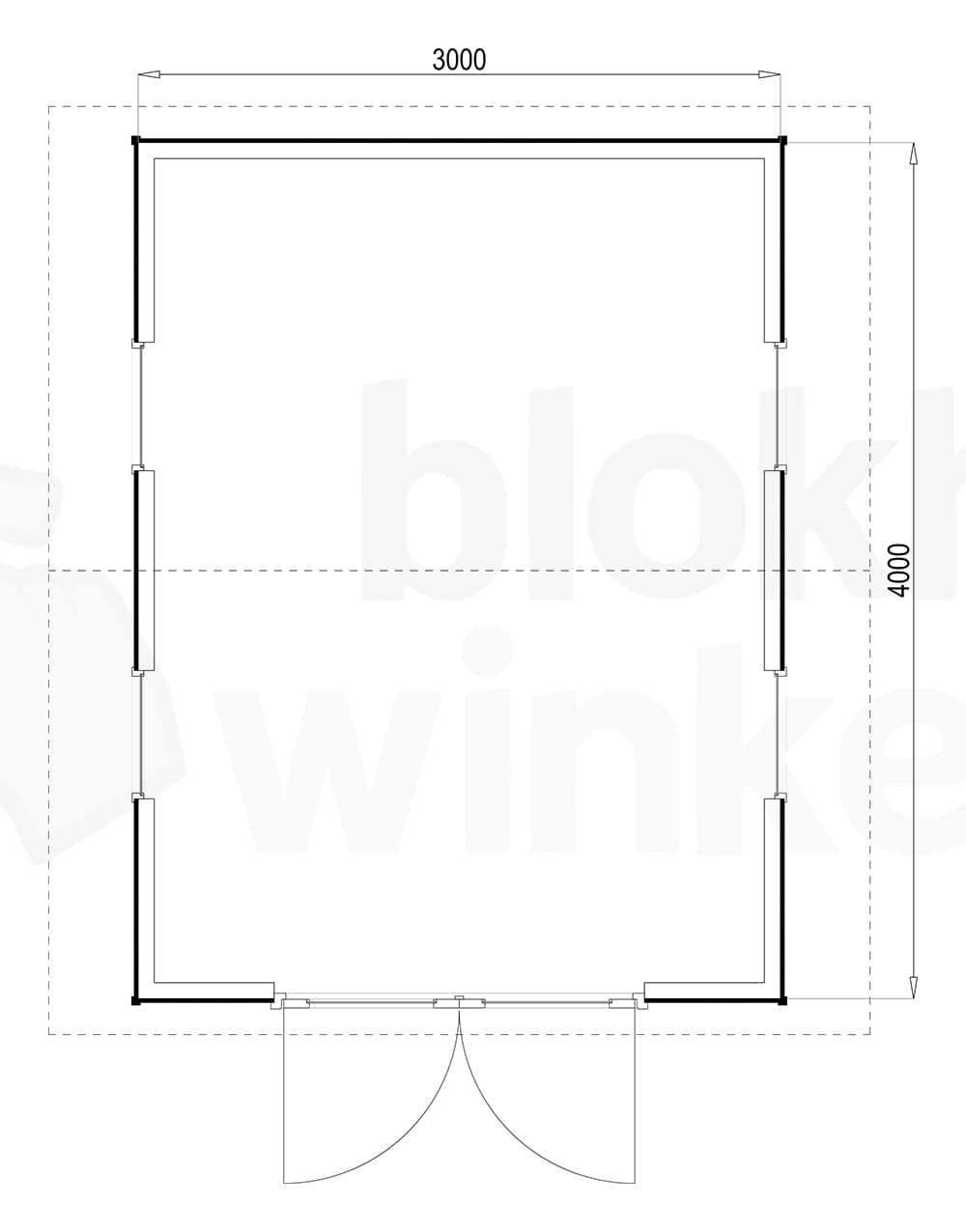 Plattegrond Burlington 300x400