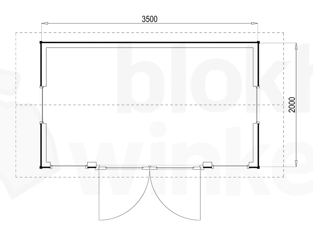 Plattegrond Burlington 350x200