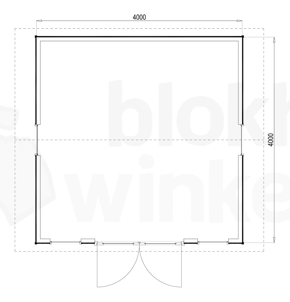 Plattegrond Burlington 400x400