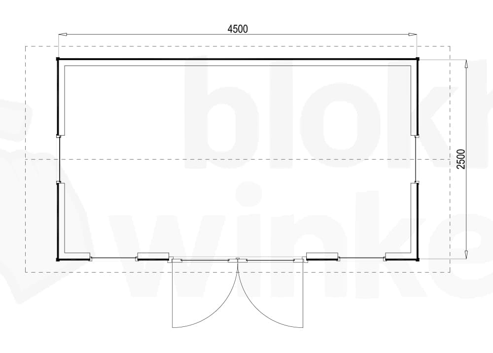 Plattegrond Burlington 450x250