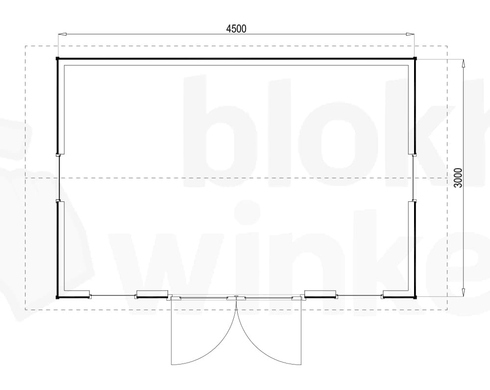 Plattegrond Burlington 450x300