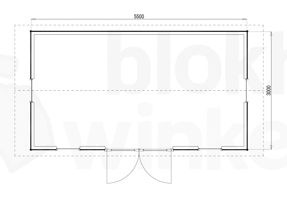 Plattegrond Burlington 550x300