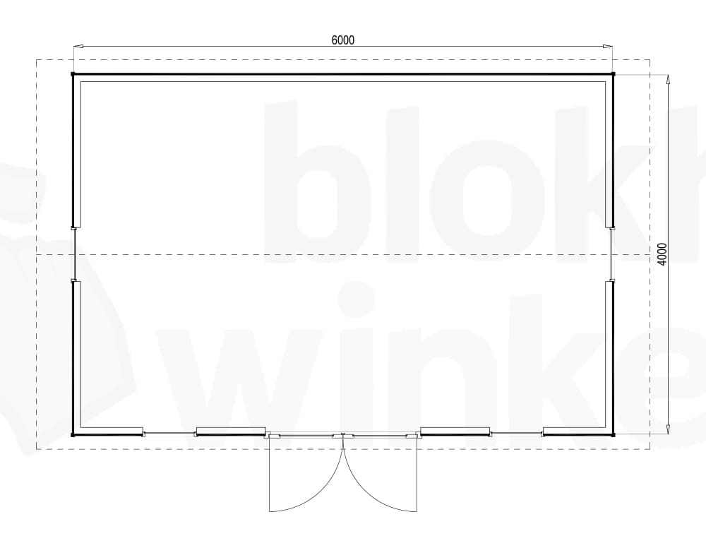 Plattegrond Burlington 600x400