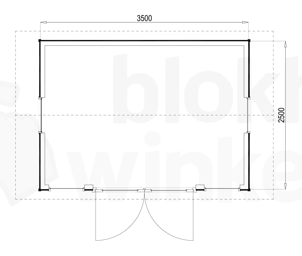 Plattegrond Burlington 350x250