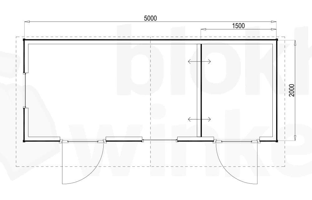 Plattegrond Cardiff 500x200