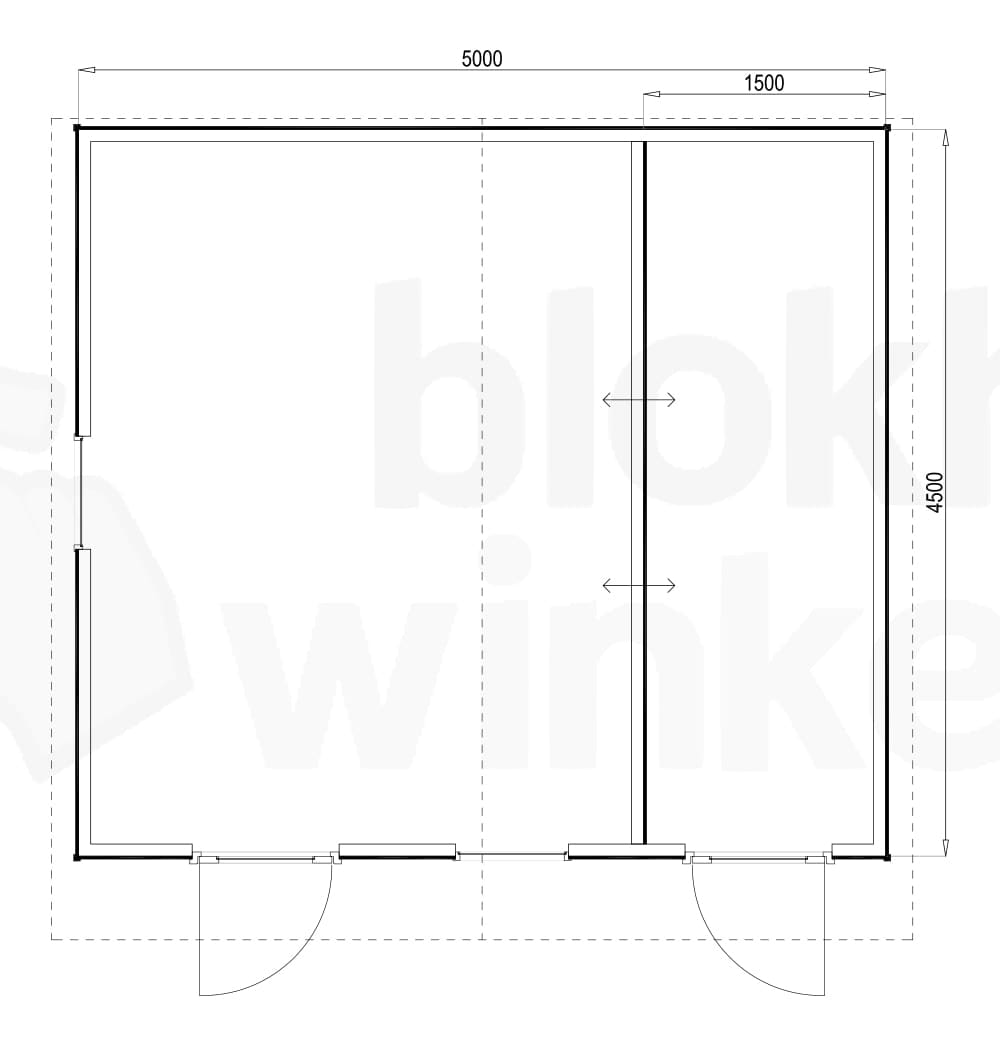 Plattegrond Cardiff 500x450