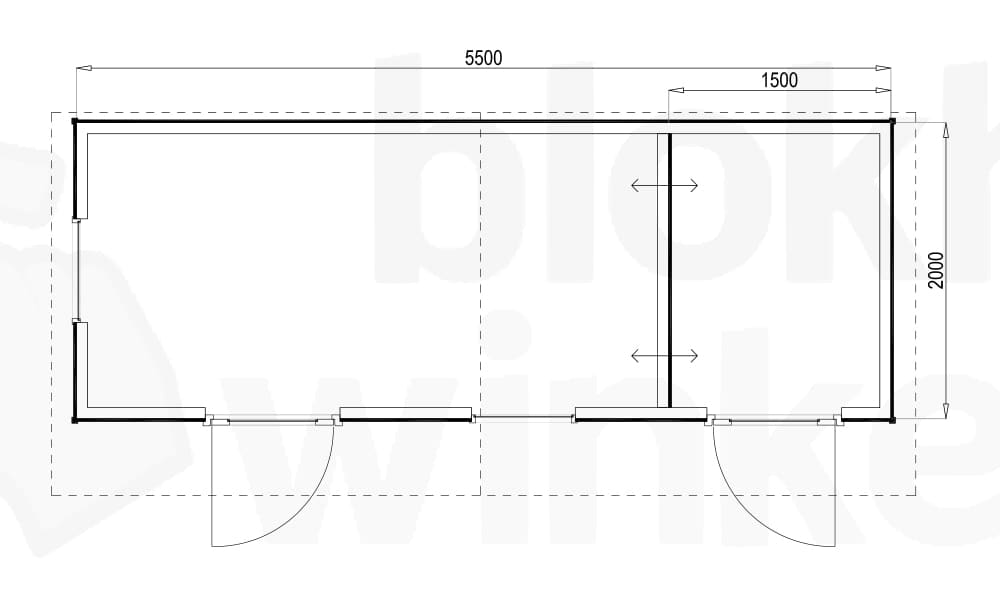 Plattegrond Cardiff 550x200