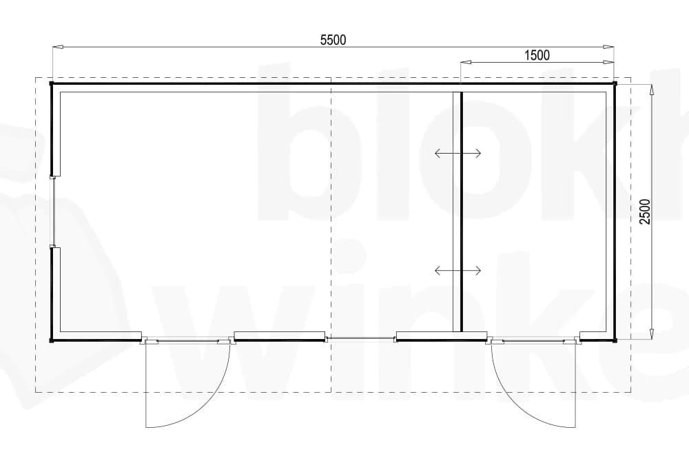 Plattegrond Cardiff 550x250