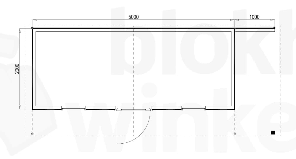 Plattegrond Chicago 500x200