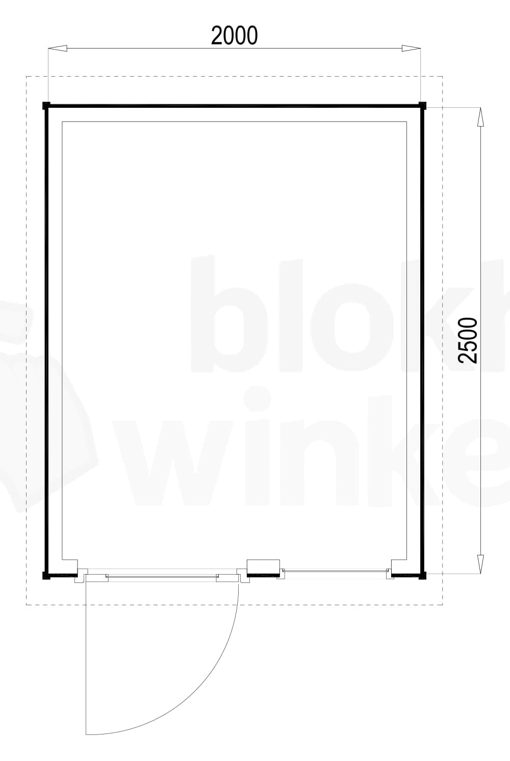 Plattegrond Columbus 200x250
