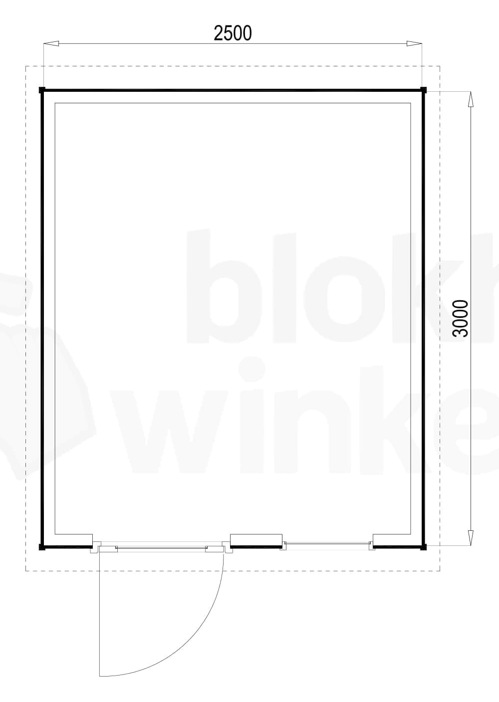 Plattegrond Columbus 250x300