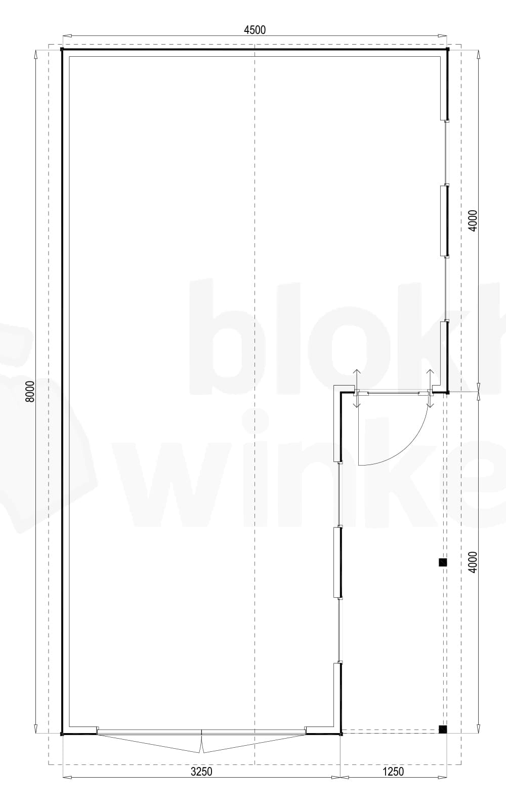Plattegrond Huntsville 450x800