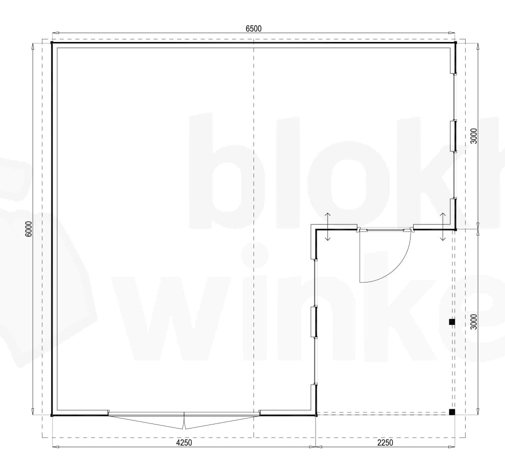 Plattegrond Huntsville 650x600