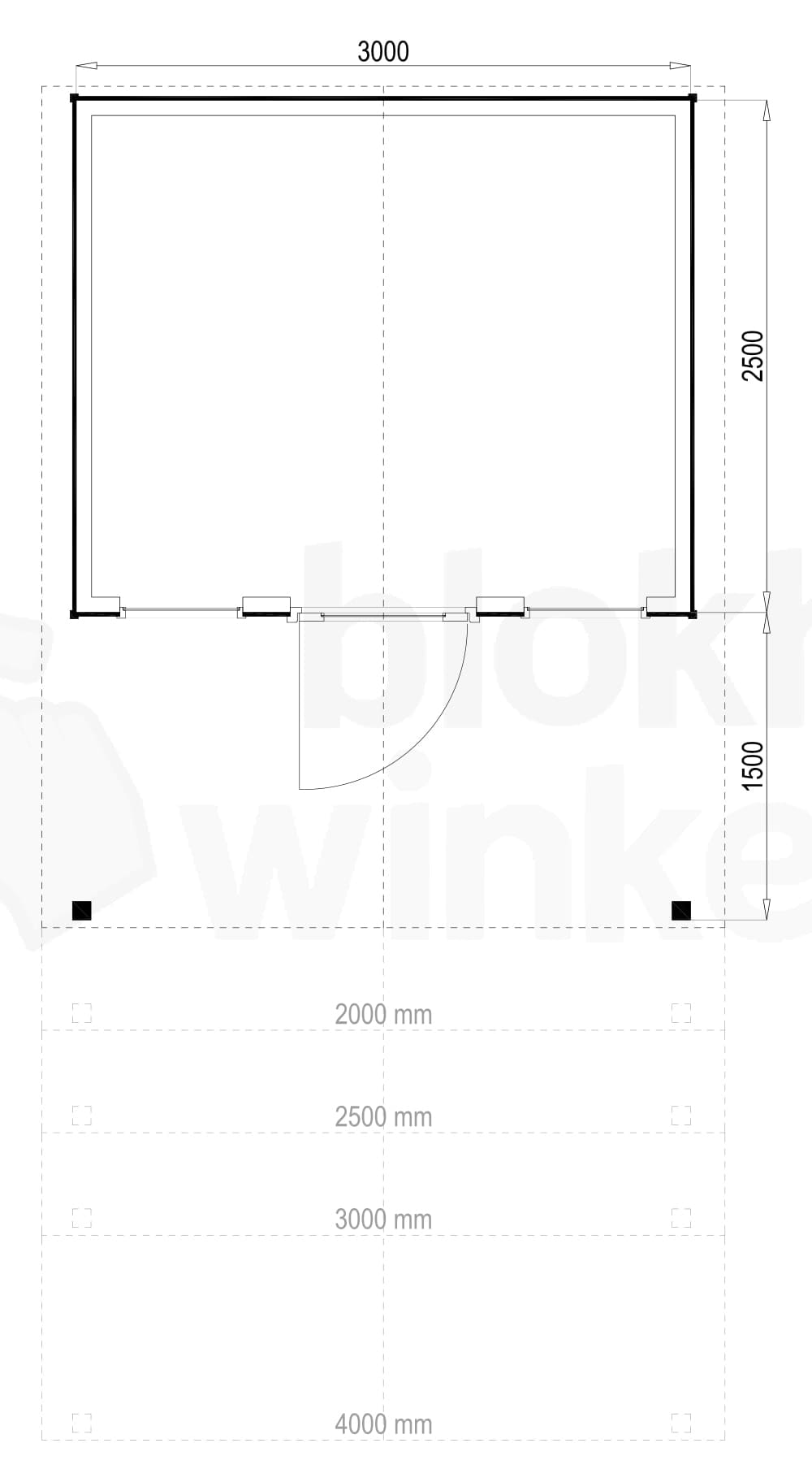 Plattegrond Kansas City 300x250