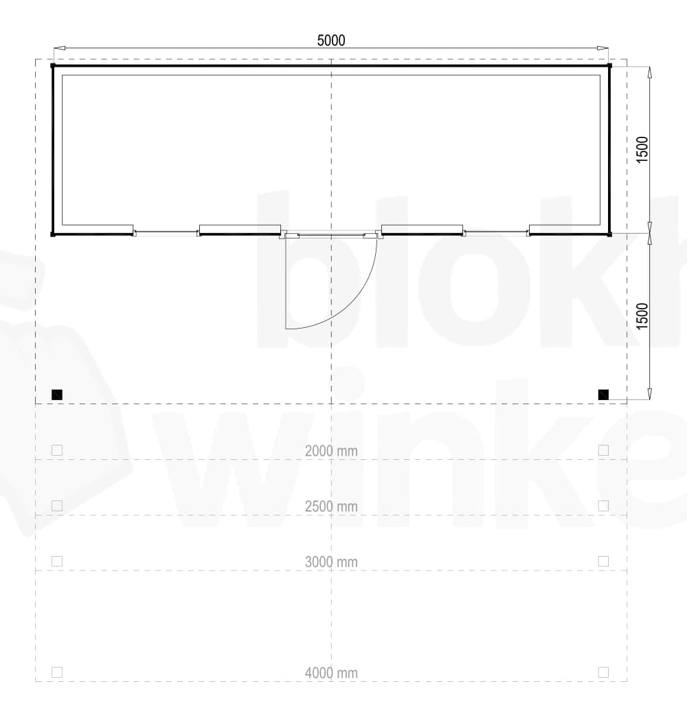 Plattegrond Kansas City 500x150