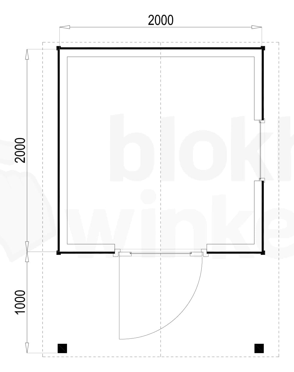 Plattegrond Lexington 200x200