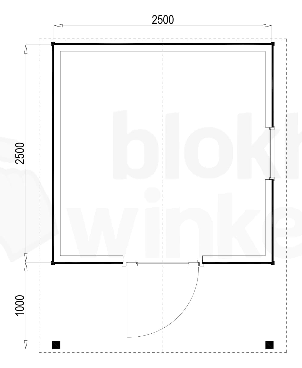 Plattegrond Lexington 250x250