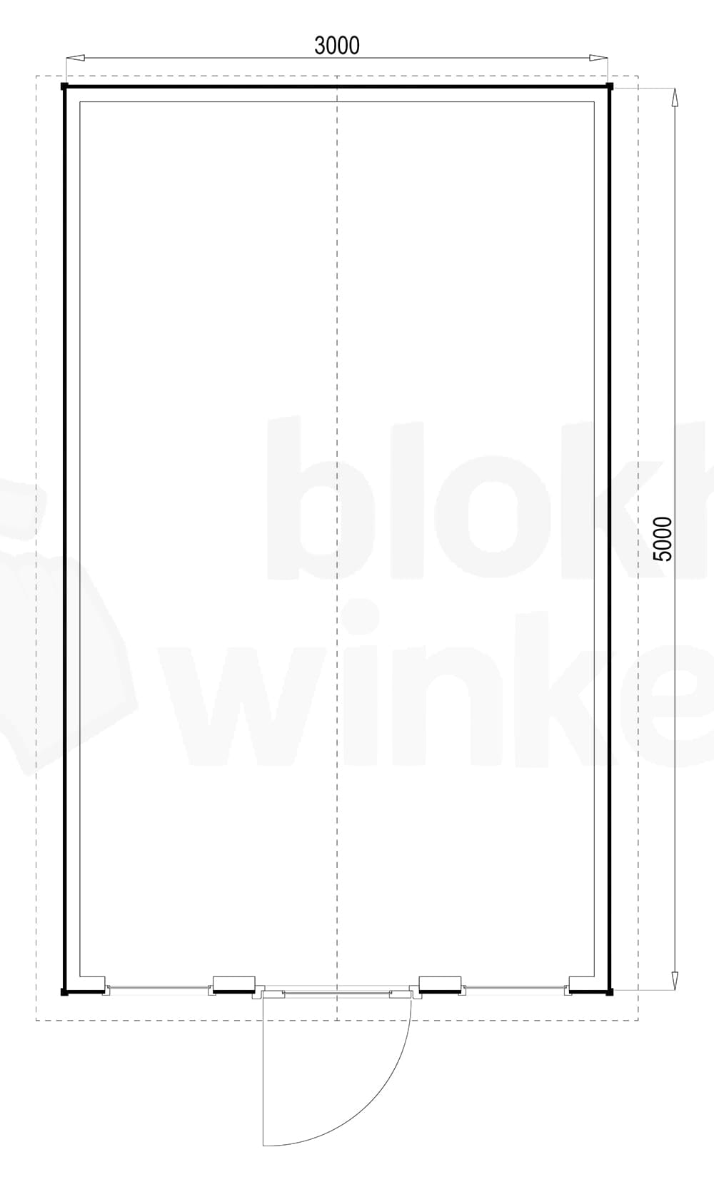 Plattegrond Louisville 300x500