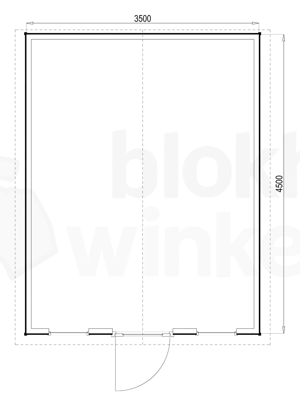Plattegrond Louisville 350x450