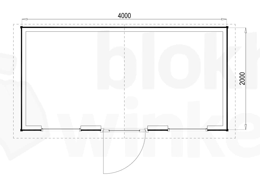 Plattegrond Louisville 400x200
