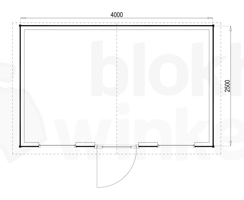 Plattegrond Louisville 400x250