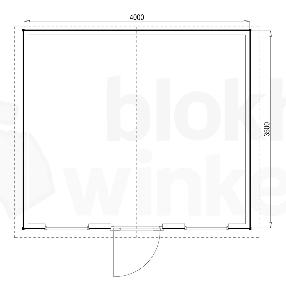 Plattegrond Louisville 400x350
