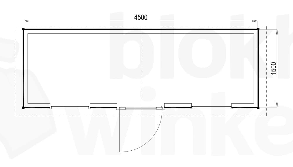 Plattegrond Louisville 450x150