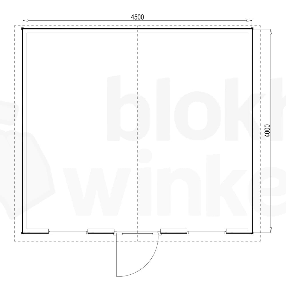 Plattegrond Louisville 450x400