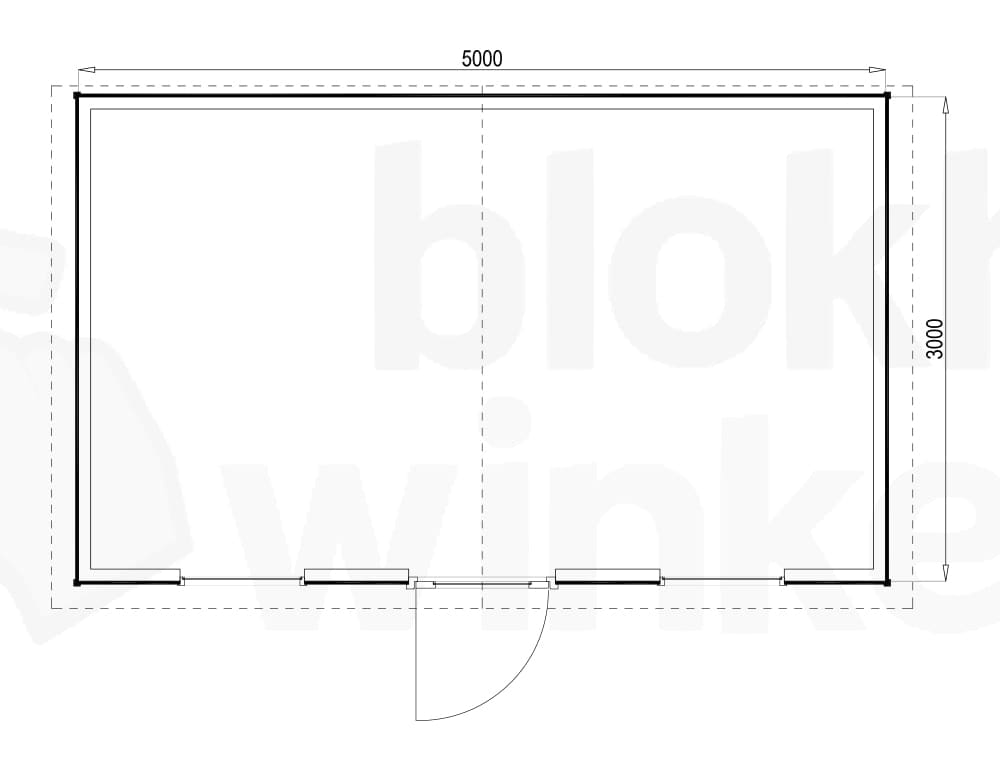 Plattegrond Louisville 500x300