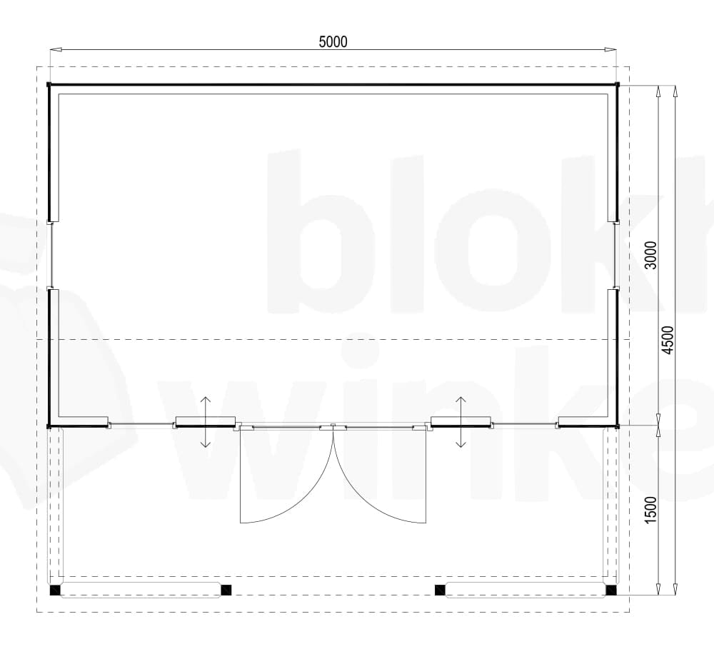 Plattegrond Norwich 500x450