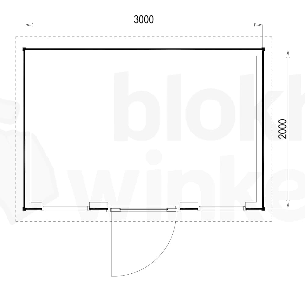 Plattegrond Prescott 300x200