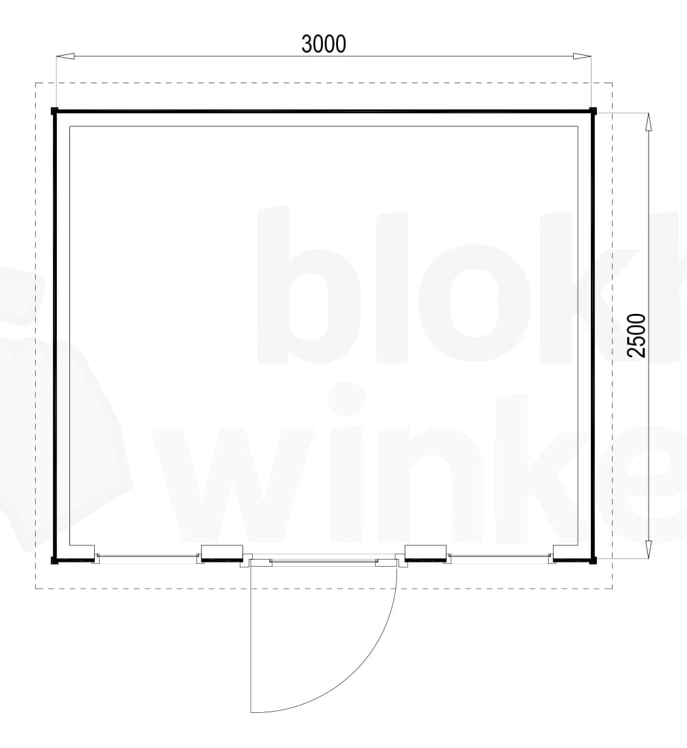 Plattegrond Prescott 300x250