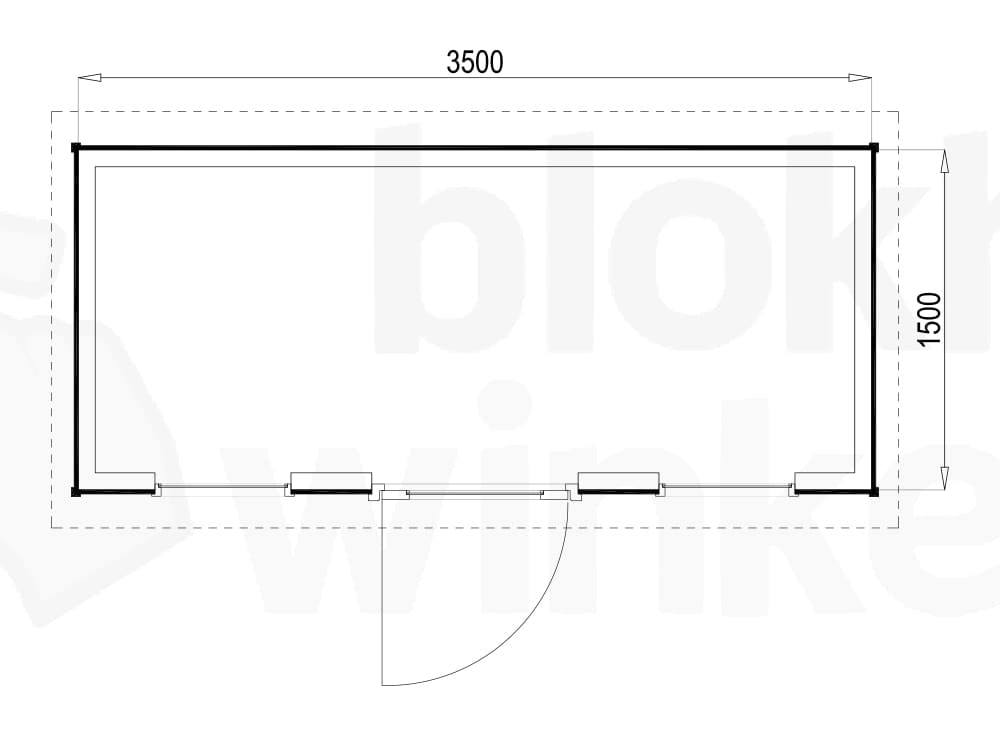 Plattegrond Prescott 350x150