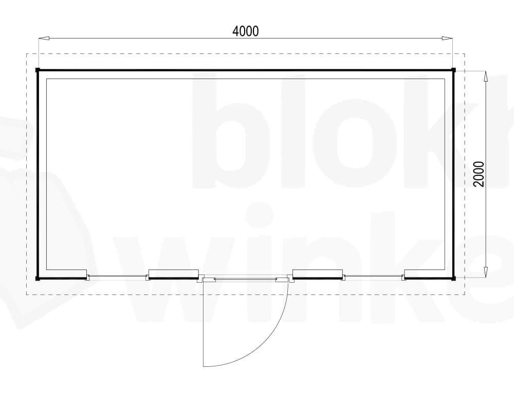 Plattegrond Prescott 400x200