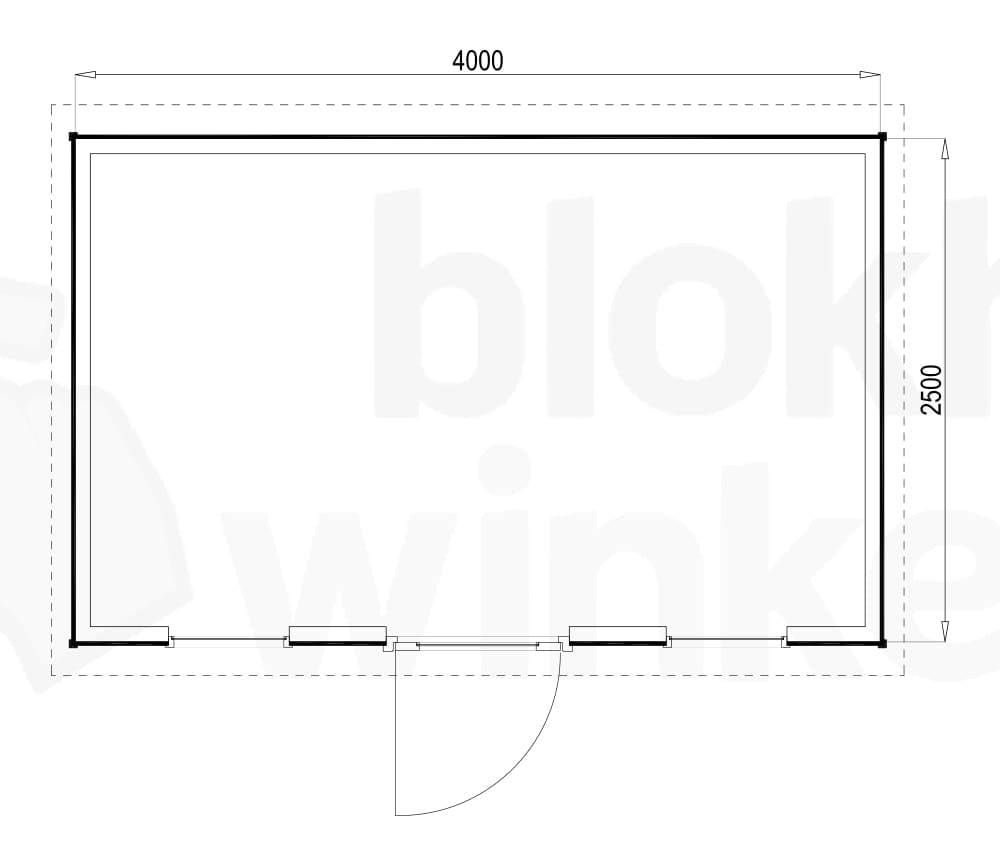 Plattegrond Prescott 400x250