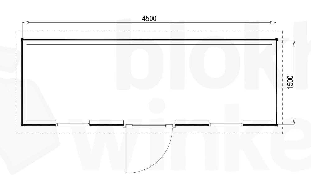 Plattegrond Prescott 450x150