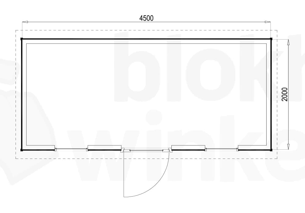 Plattegrond Prescott 450x200
