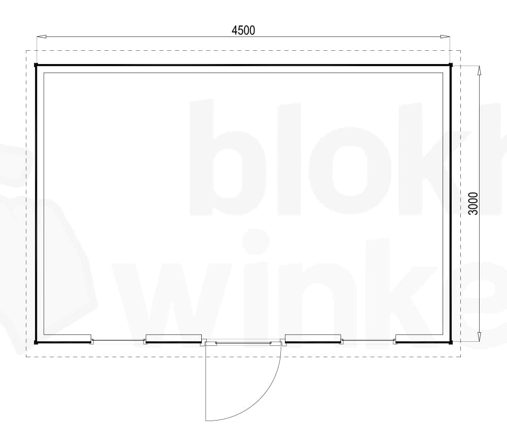 Plattegrond Prescott 450x300