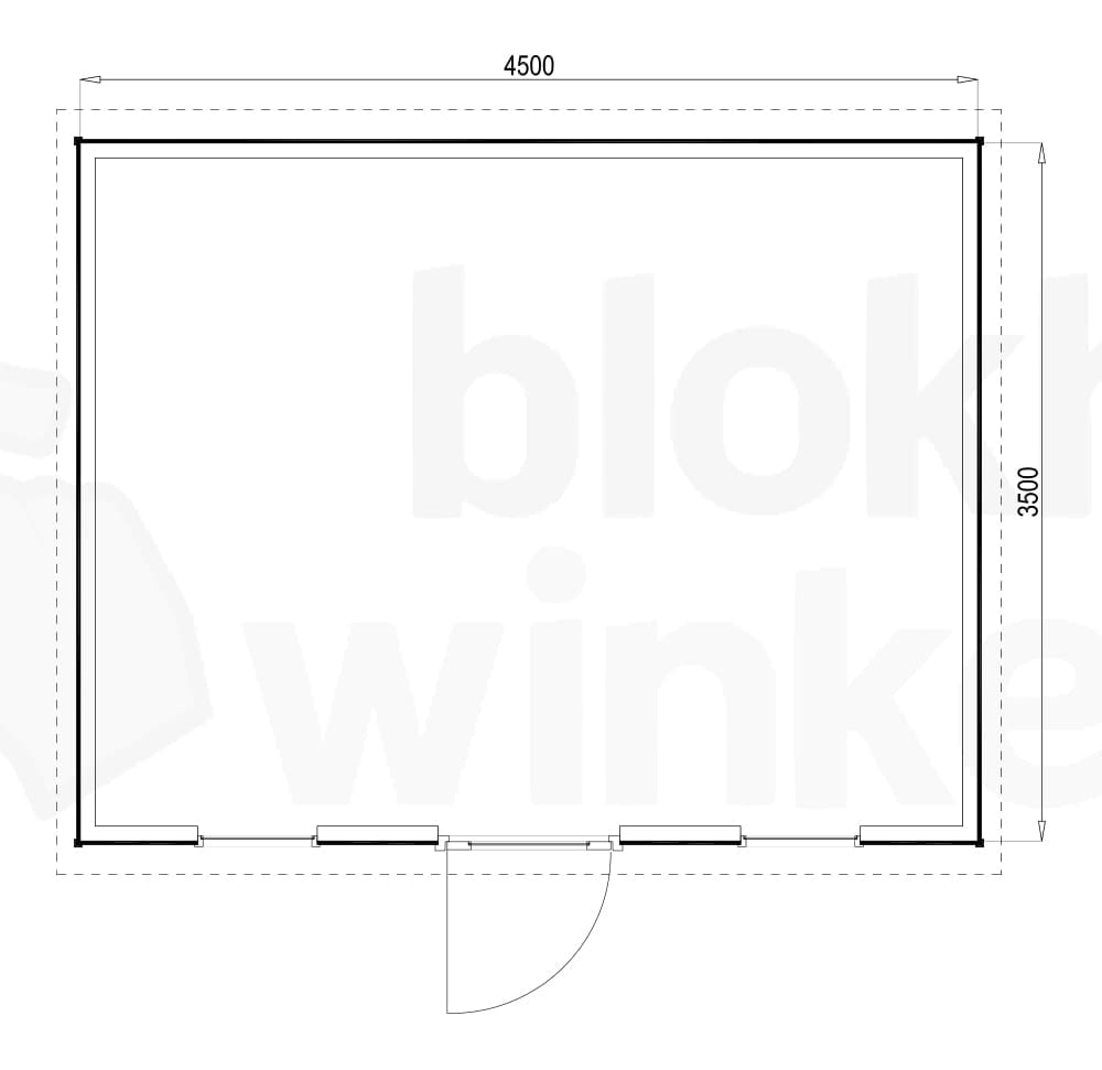 Plattegrond Prescott 450x350