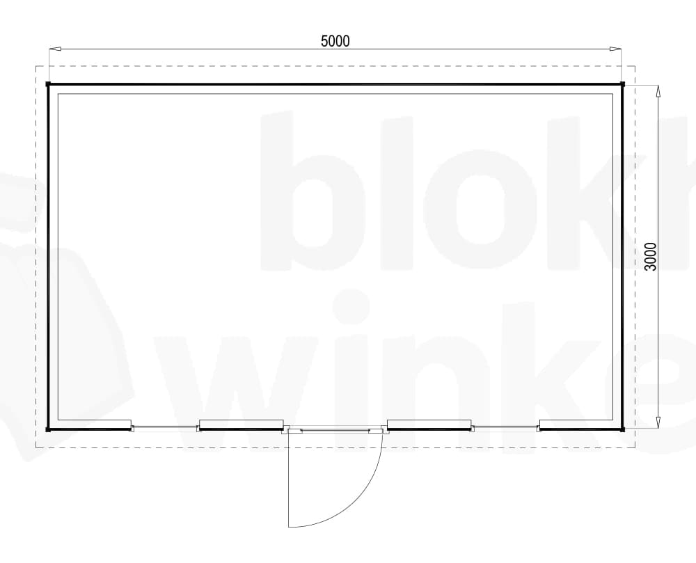 Plattegrond Prescott 500x300