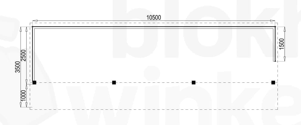 Plattegrond Kapschuur Redmond 1050x350