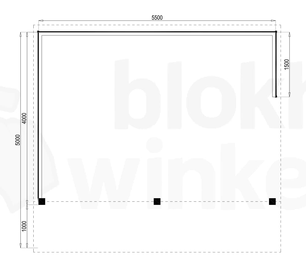 Plattegrond Kapschuur Redmond 550x500